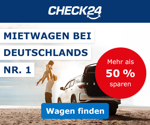Mietwagen bei CHECK24 vergleichen