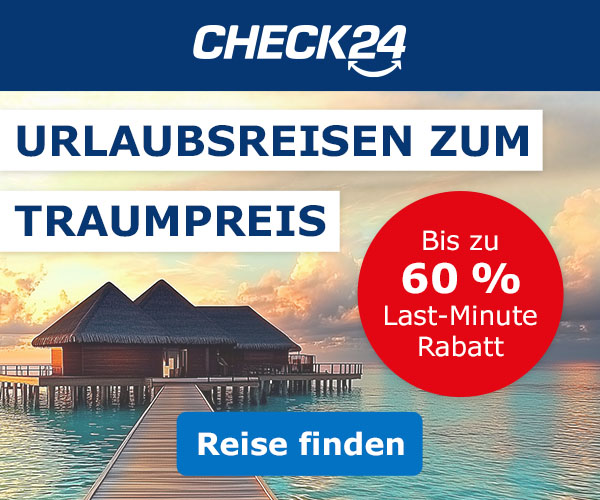 Pauschalreisen bei CHECK24 vergleichen